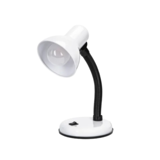 LAMPA GALDA METĀLA BALTA 60W