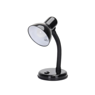 LAMPA GALDA METĀLA MELNA 60W