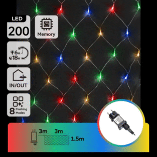 VIRTENE TĪKLS COLOR 3x1.5M