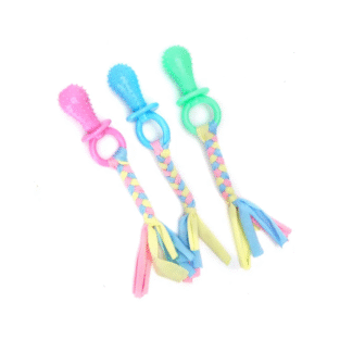 ROTAĻLIETA GUMIJAS KNUPIS AR VIRVI