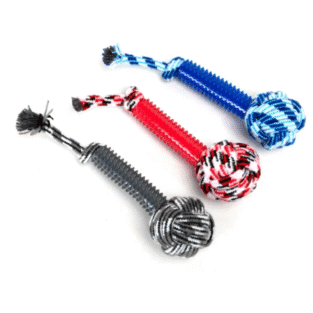 ROTAĻLIETA VIRVES BUMBA AR ZOBU TĪRĀMO