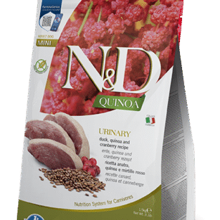 N&D DOG QUINOA DUCK CRANBERRY URINARY ADULT MINI