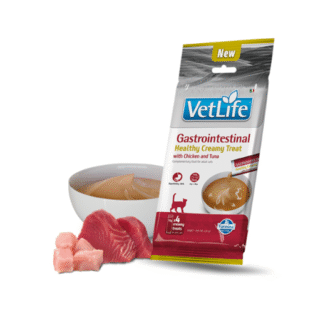 VET LIFE CAT CREAMY GASTROINTESTINAL CHICKEN & TUNA 60G N4