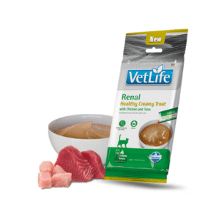 VET LIFE CAT CREAMY RENAL CHICKEN & TUNA 60G N4
