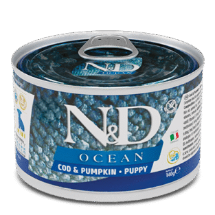 N&D DOG OCEAN COD PUMPKIN PUPPY 140G