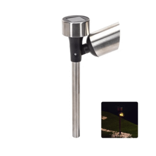 LAMPA LED SOLAR METĀLA